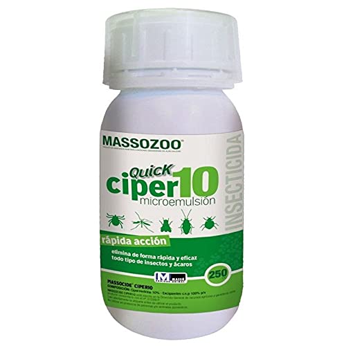 Massocide ciper100 - Insecticida para insectos voladores y rastreros 250cc