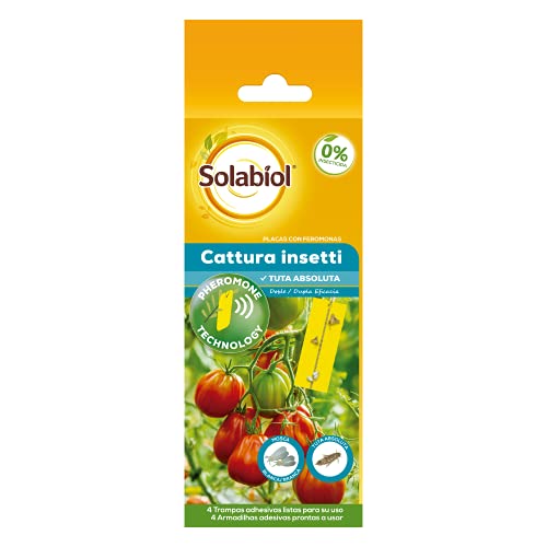 Solabiol Placa con feromonas Tuta Absoluta para el control de Polillas y de las principales plagas del tomate y otros cultivos