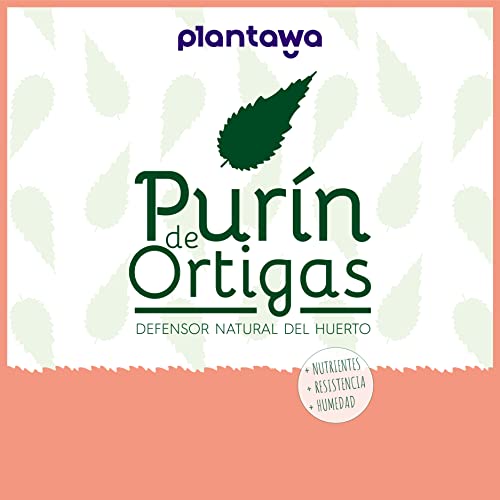 PLANTAWA Purín de Ortiga 5L | Control de Hongos y Clorosis Férrica. | Control de plagas, Bioestimulante y Compostaje. 100% Sostenible para plantas, Poder Reverdeciente